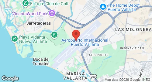 Map of Licenciado Gustavo Díaz Ordaz International Airport