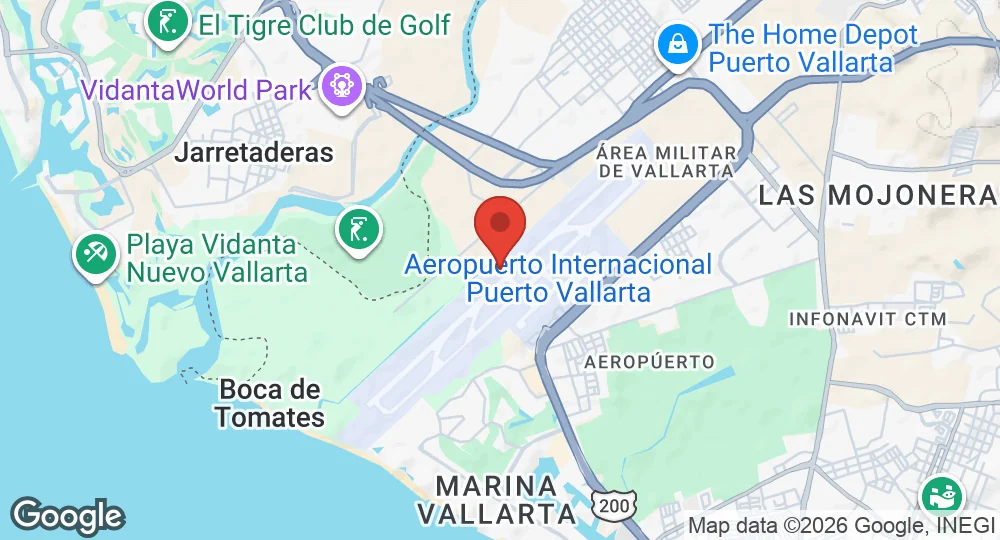 Map of Licenciado Gustavo Díaz Ordaz International Airport