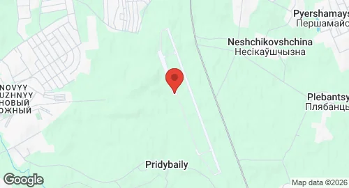 Map of Lida Air Base