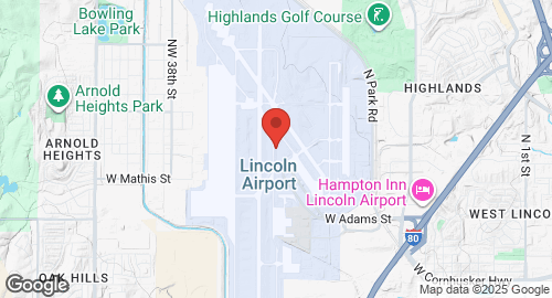 Mapa de Lincoln Air National Guard Base