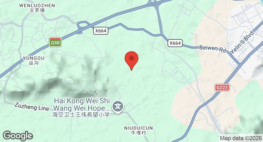 Map of Lingshui Air Base