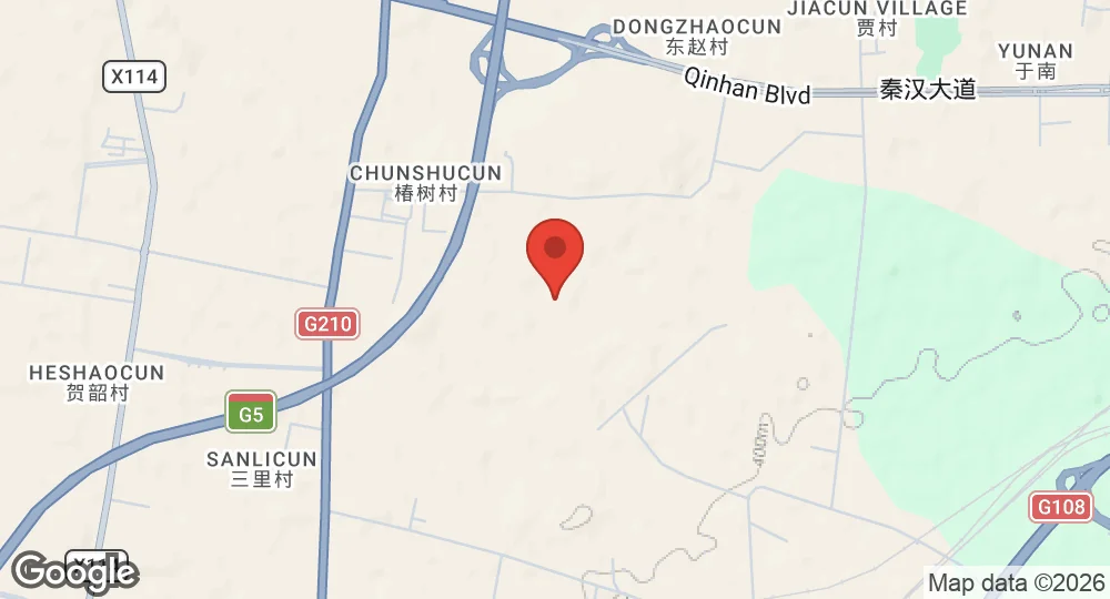Map of Lintong Air Base