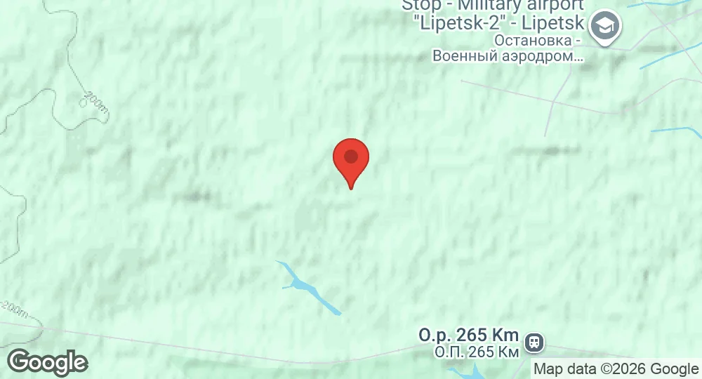 Map of Lipetsk Air Base