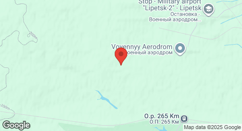 Map of Lipetsk Air Base