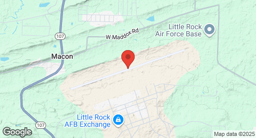 Mapa de Little Rock Air Force Base