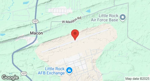 خريطة Little Rock Air Force Base