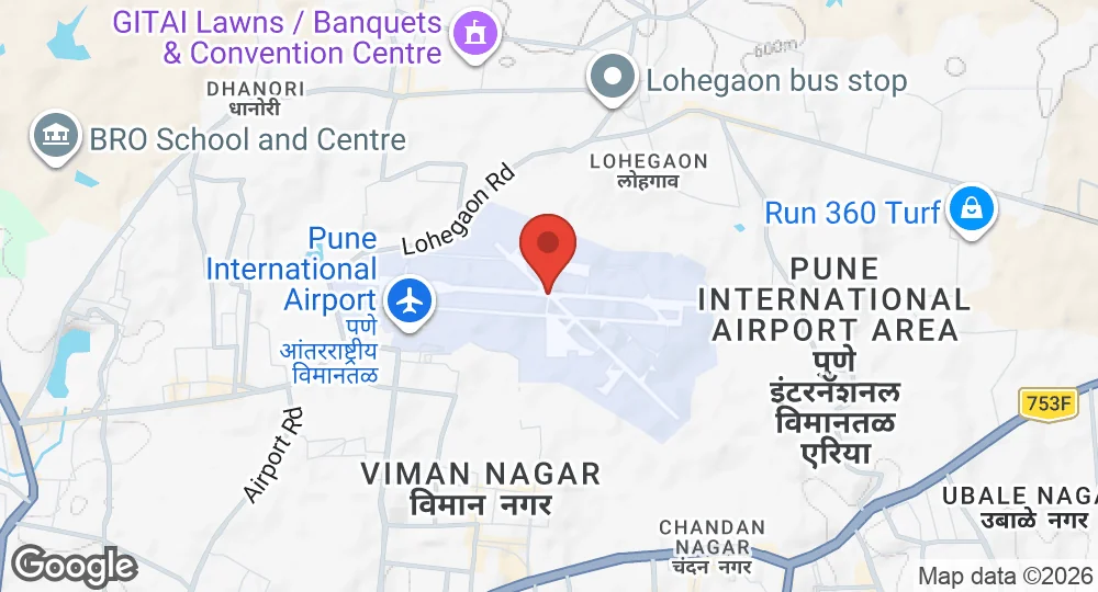 Map of Lohegaon AFS