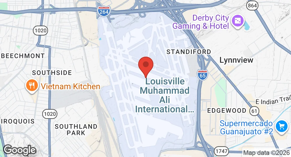 Map of Louisville Air National Guard Base