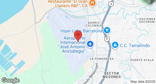 Map of Luis del Valle García Air Base