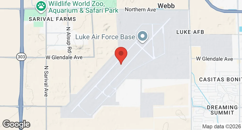 Map of Luke Air Force Base