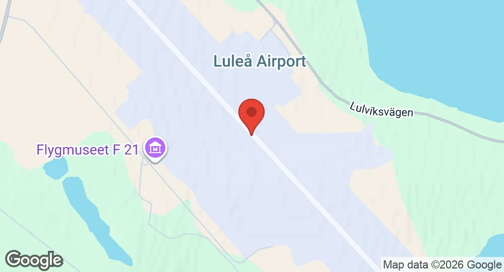 Map of Luleå Air Base
