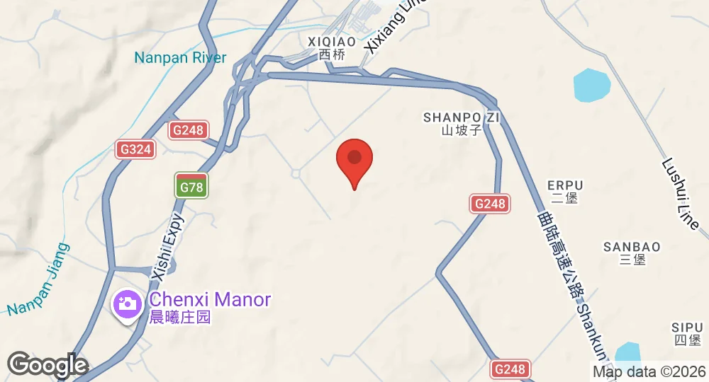Map of Luliang Air Base
