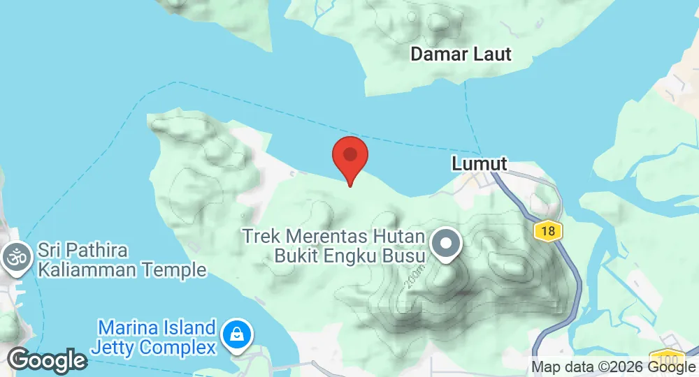 Map of Lumut Naval Base