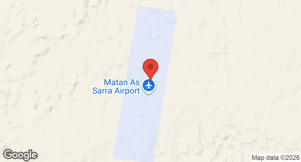 Map of Maaten al-Sarra Air Base