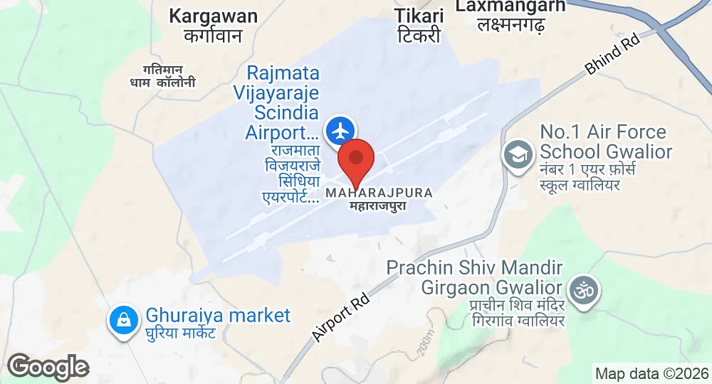 Map of Maharajpur AFS