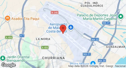 Map of Málaga Air Base