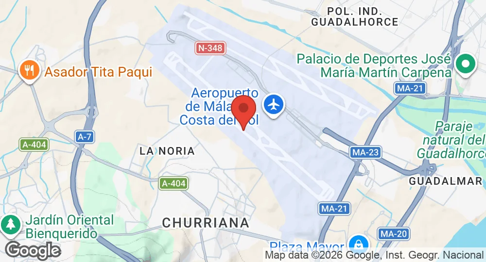 Map of Málaga Air Base