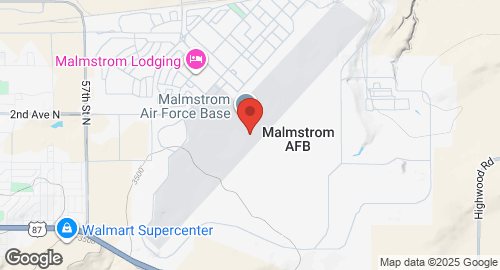 Mapa de Malmstrom Air Force Base