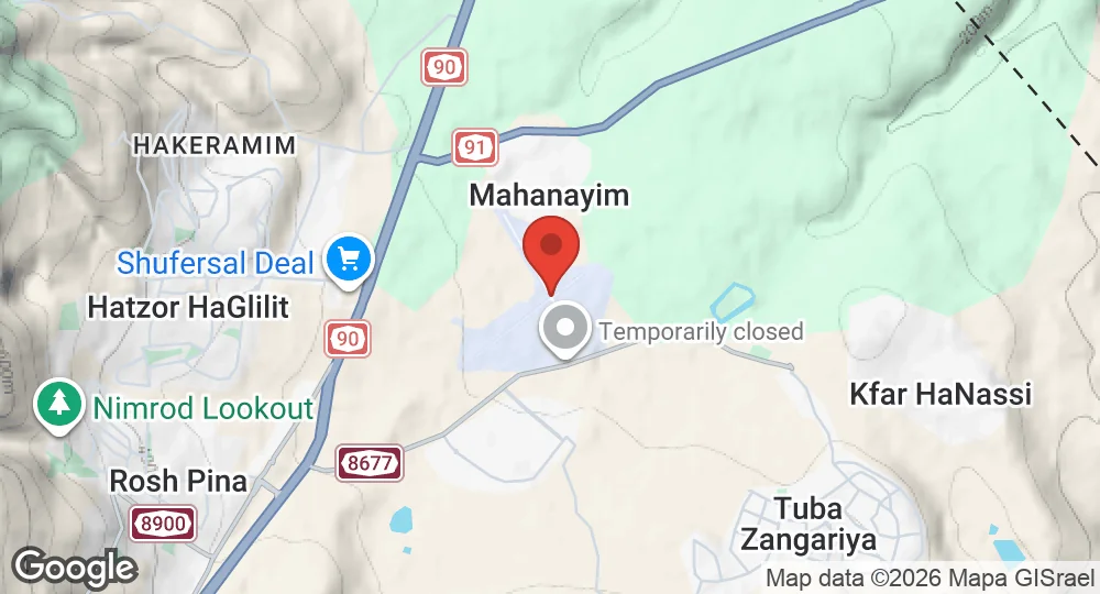 Map of Manachim Airbase