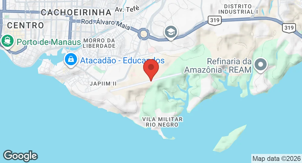 Map of Manaus Air Force Base