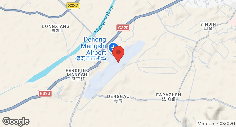Map of Mangshi Air Base