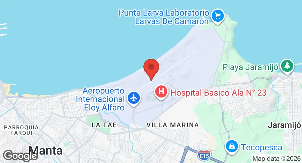 Map of Eloy Alfaro Air Base