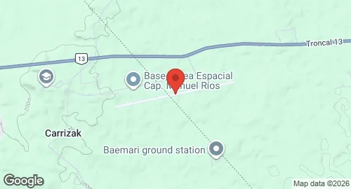 Map of Manuel Ríos Aerospace Base