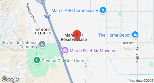 Mapa de March Joint Air Reserve Base