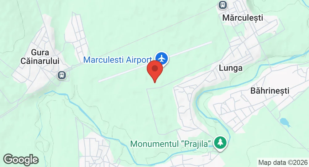 Map of Mărculești Air Force Base