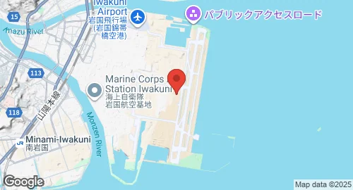 خريطة Marine Corps Air Station Iwakuni