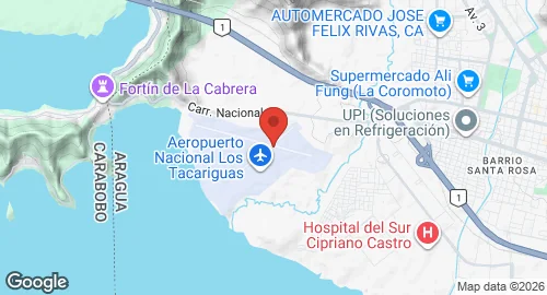 Map of Mariscal Sucre Air Base