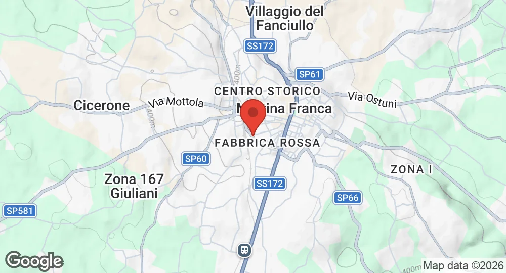 Map of Martina Franca Air Base