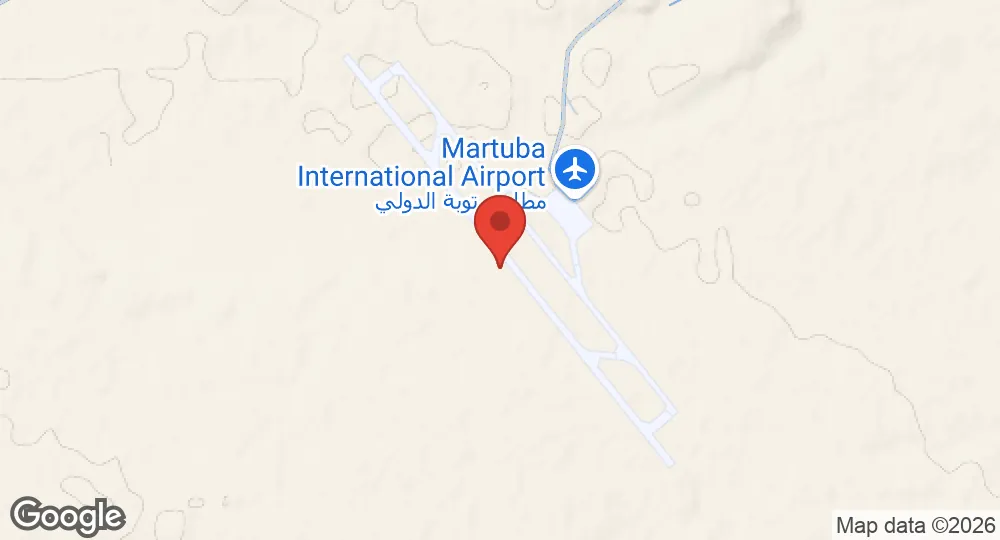 Map of Martuba Airbase