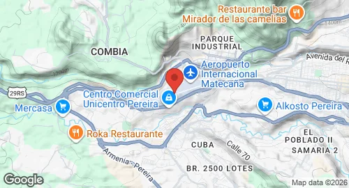 Map of Matecaña International Airport