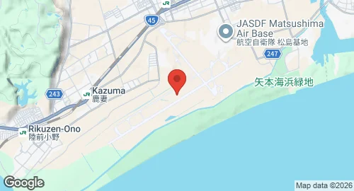 Map of Matsushima Air Field