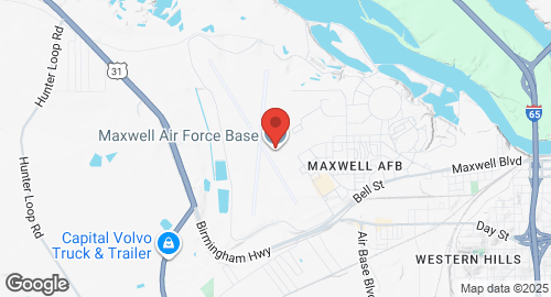 Mapa de Maxwell Air Force Base
