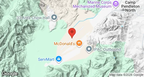 Map of MCAS Camp Pendleton