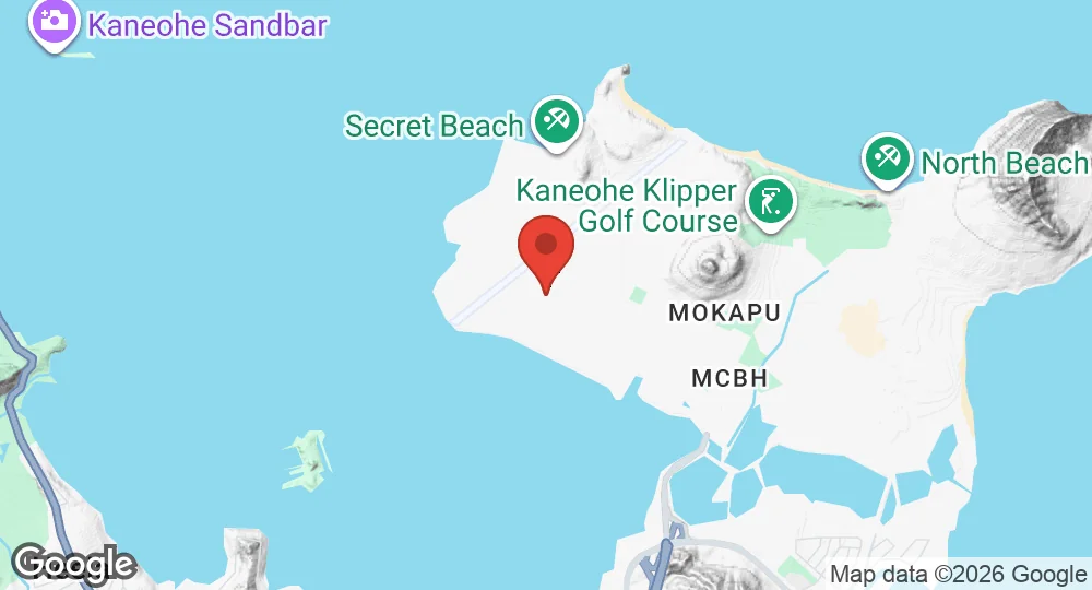 Map of MCAS Kaneohe Bay