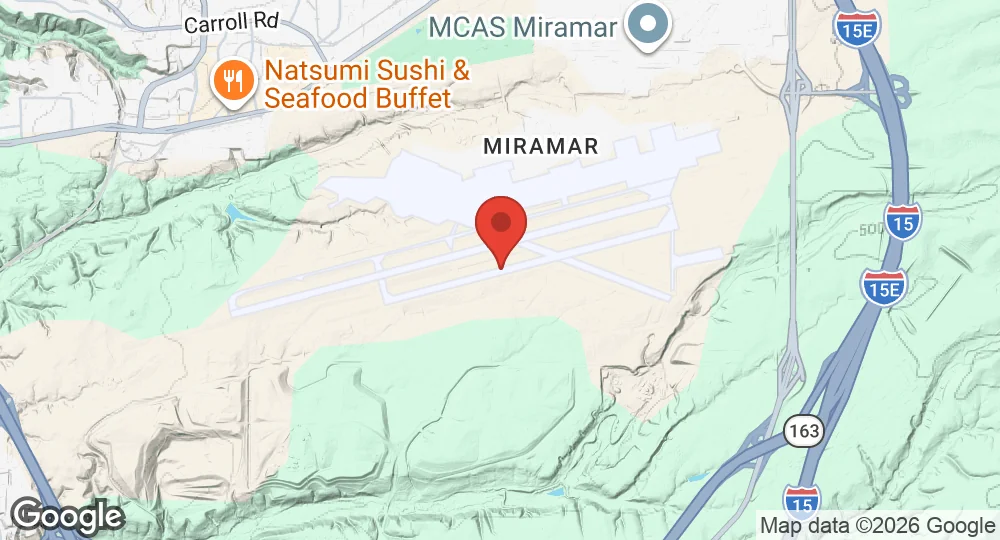 Map of MCAS Miramar