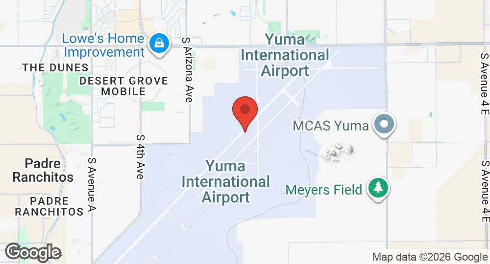 Map of MCAS Yuma