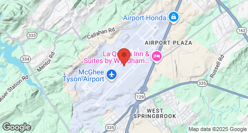 Mapa de McGhee Tyson Air National Guard Base