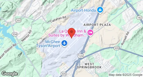 خريطة McGhee Tyson Air National Guard Base