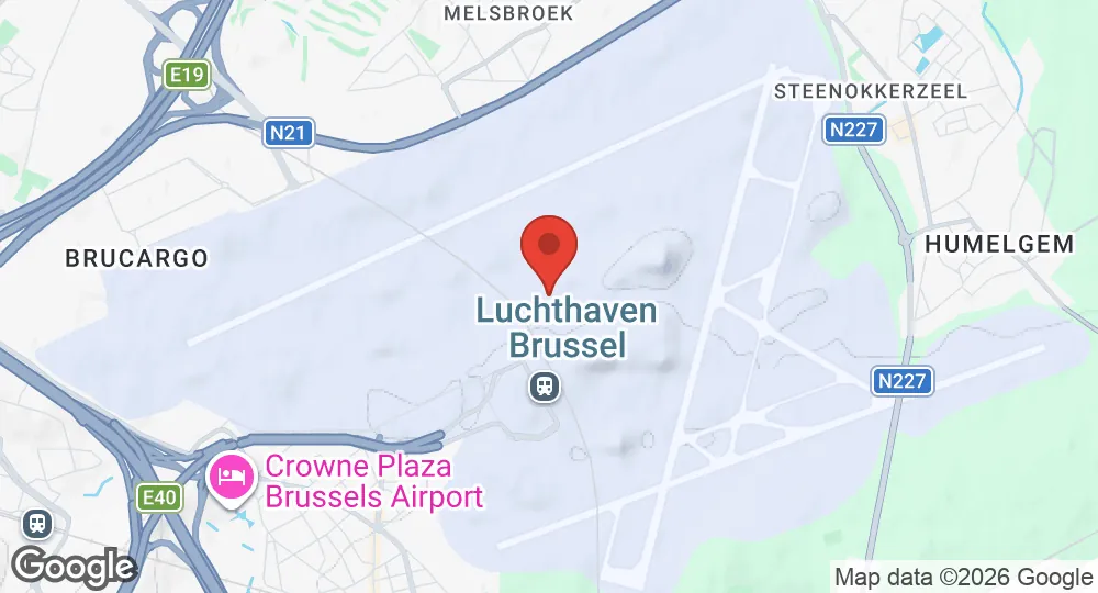Map of Melsbroek Air Base