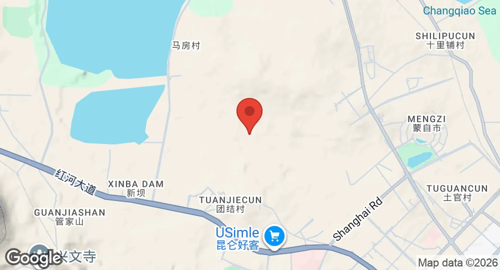 Map of Mengzi Air Base