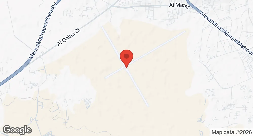 Map of Mersa Matruh Air Base