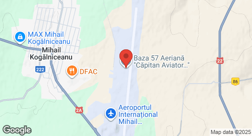 Map of Mihail Kogalniceanu Air Base