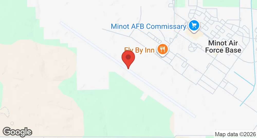 Map of Minot Air Force Base