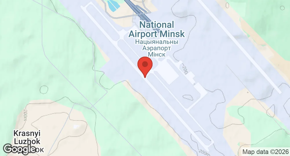 Map of Minsk National Airport