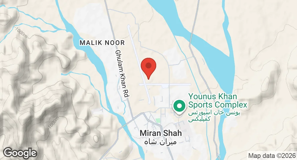 Map of Miranshah Airfield