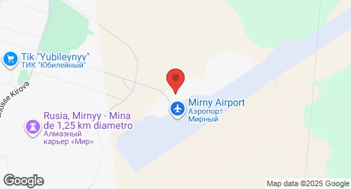Mapa de Mirny Air Base
